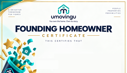 Founding Homeowner Certificate